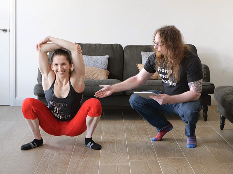 Deep squat training image 1