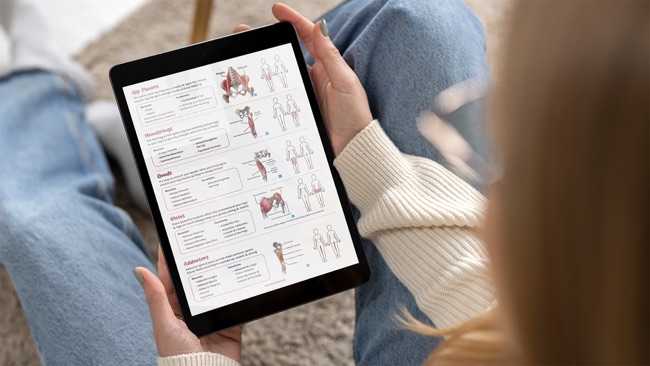 Tom Morrison - Splits & Hips anatomy cheat sheet