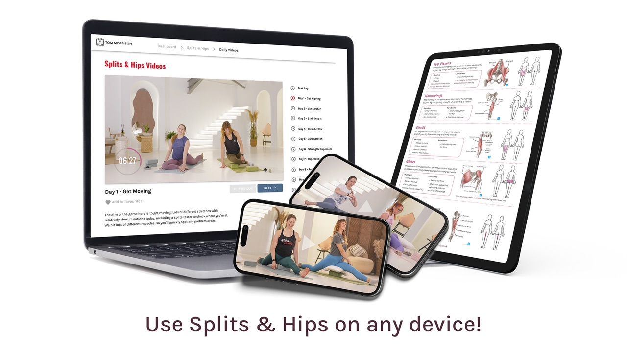 Splits & Hips on any device
