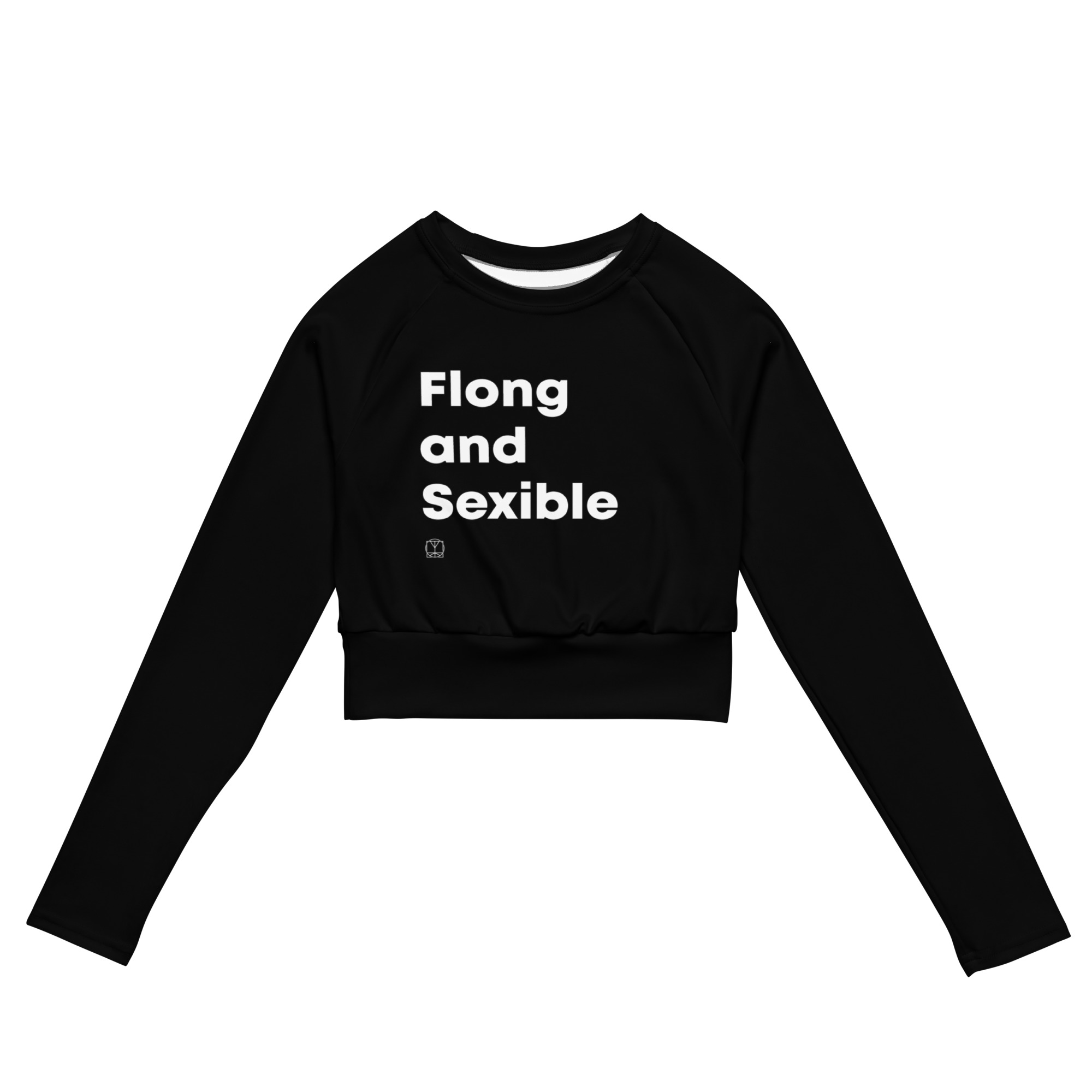 Flong & Sexible Long-Sleeve Crop Top image